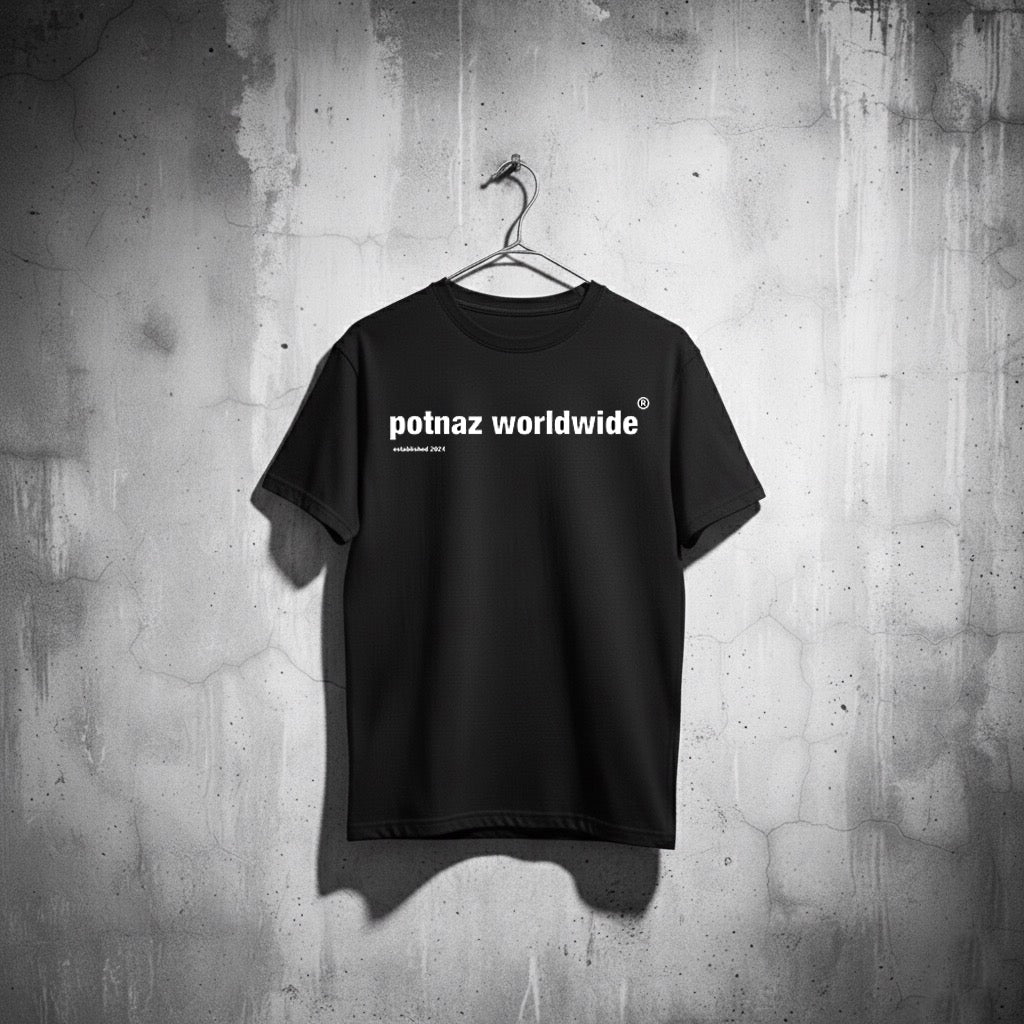 POTNAZ T-SHIRT - BLACK
